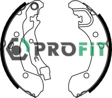 50010649 Колодки тормозные барабанные PROFIT подбор по vin на Brocar