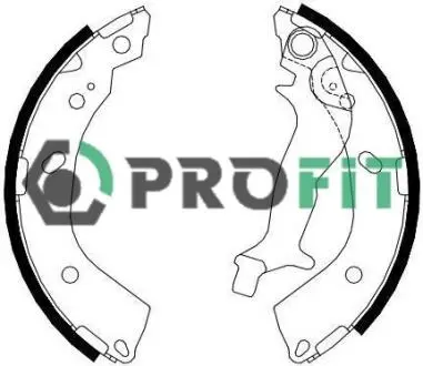 50014083 Колодки гальмівні барабанні PROFIT підбір по vin на Brocar