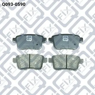 Q0930590 Колодки гальмівні задн диск Q-FIX підбір по vin на Brocar