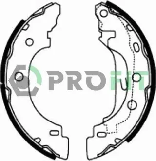 50010583 Колодки тормозные барабанные PROFIT подбор по vin на Brocar