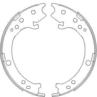 469000 Колодки гальмівні барабанні REMSA підбір по vin на Brocar