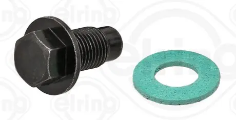877960 Болт зливу оливи + шайба Toyota Yaris/Citroen C1/Peugeot 107/108 1.0-1.33 02- (M12x1.25) ELRING підбір по vin на Brocar