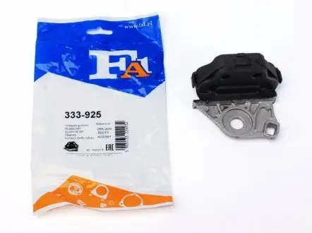 333925 Кронштейн кріплення глушника Fiat Bravo/Stilo 1.2-2.0D 01-14 (гумометалевий) FA1 підбір по vin на Brocar