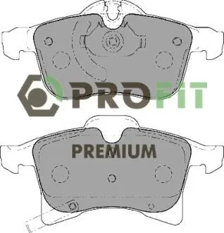 50051640 Колодки тормозные дисковые PROFIT подбор по vin на Brocar