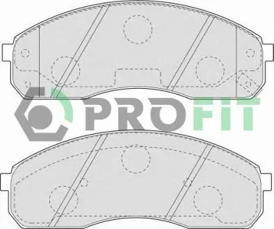 50001595 Колодки гальмівні дискові PROFIT підбір по vin на Brocar