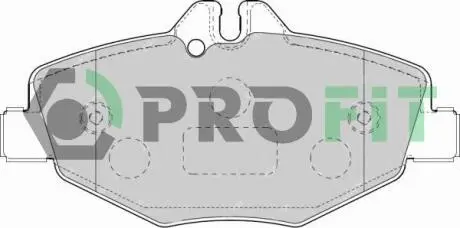 50001414 Колодки тормозные дисковые PROFIT подбор по vin на Brocar
