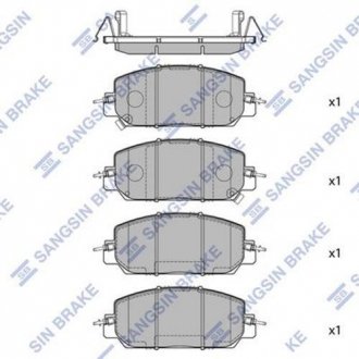 SP4176 Тормозные колодки Hi-Q (SANGSIN) підбір по vin на Brocar