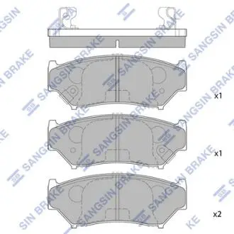 SP1584 Колодки тормозные дисковые Hi-Q (SANGSIN) підбір по vin на Brocar