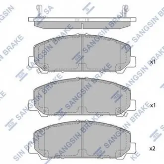 SP1448 Тормозные колодки Hi-Q (SANGSIN) підбір по vin на Brocar