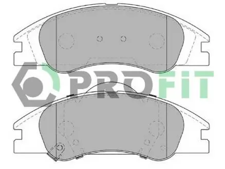 50002050 Колодки тормозные дисковые PROFIT подбор по vin на Brocar