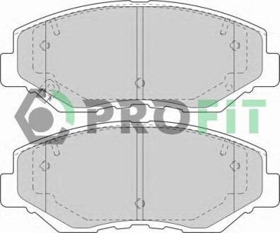 50001658 Колодки тормозные дисковые PROFIT підбір по vin на Brocar