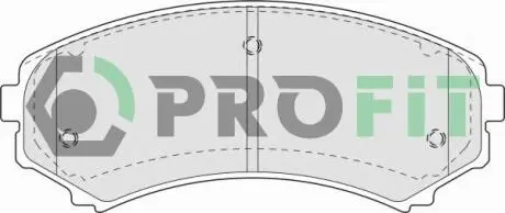 50001603 Колодки тормозные дисковые PROFIT подбор по vin на Brocar