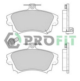 50001384 Колодки тормозные дисковые PROFIT подбор по vin на Brocar