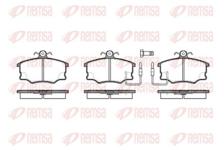 014632 Колодки тормозные дисковые REMSA подбор по vin на Brocar