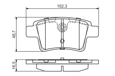 0986495448 Колодки тормозные дисковые BOSCH підбір по vin на Brocar