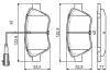 0986495378 Колодки гальмівні дискові BOSCH підбір по vin на Brocar