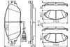 0986495350 Колодки тормозные (передние) Audi A3/Q3/Seat Leon/Skoda Kadiaq/Octavia/SuperB/VW Golf/Passat 12- BOSCH підбір по vin на Brocar