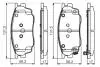 0986495087 Колодки тормозные дисковые BOSCH підбір по vin на Brocar
