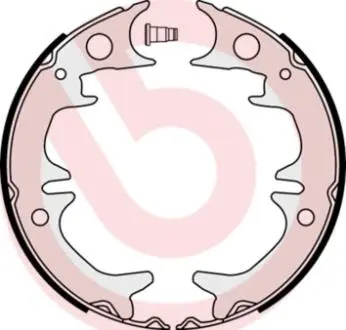S83543 Гальмівні колодки барабанні BREMBO підбір по vin на Brocar