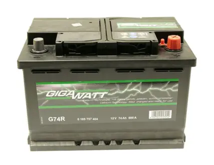 0185757404 Акумуляторна батарея 74А GIGAWATT підбір по vin на Brocar