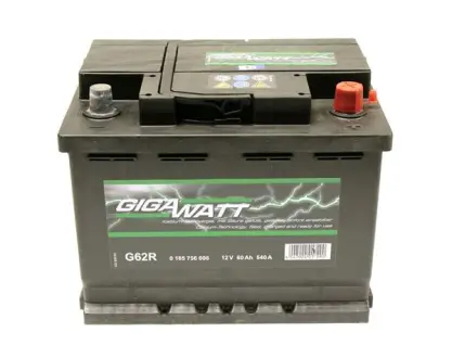 0185756008 Акумуляторна батарея 60А GIGAWATT підбір по vin на Brocar