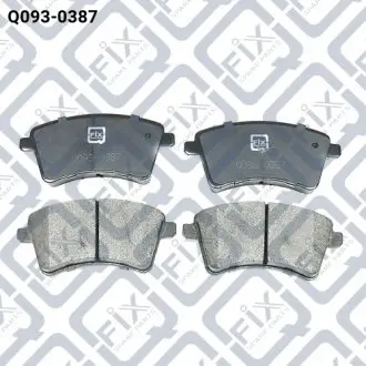 Q0930387 Колодки гальмівні передн Q-FIX підбір по vin на Brocar
