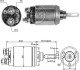 Реле втягивающего стартера ZM541