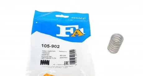 105902 Пружина трубы выхлопной BMW/Citroen/Fiat/Hyundai/Kia/Lexus/Mitsubishi/Peugeot/Smart/Toyota FA1 подбор по vin на Brocar