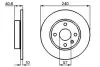 Тормозной диск задний 240x10  Opel Corsa C 1.8 16V 09 - Tigra 1.4, 1.8 06- 0 986 478 731
