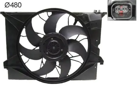 CFF486000S Вентилятор радиатора MAHLE / KNECHT подбор по vin на Brocar
