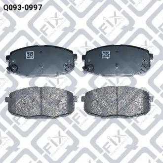 Q0930997 Тормозной накладки Q-FIX подбор по vin на Brocar