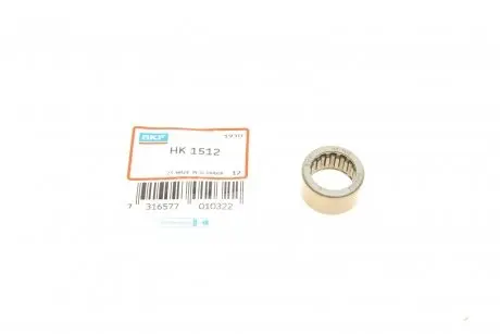 HK1512 Подшипник игольчатый SKF подбор по vin на Brocar