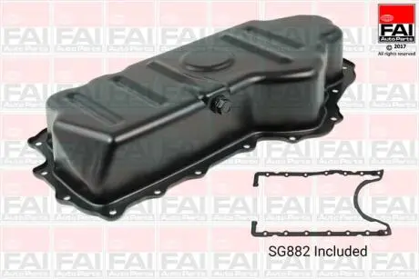 PAN008 Піддон масла Transit Connect 1.8 TDCi 02 - (+прокладка) FAI AUTOPARTS підбір по vin на Brocar