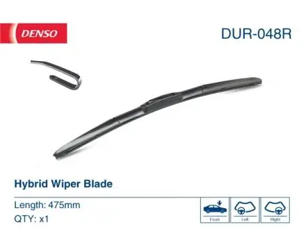 DUR048R Щітка склоочисника DENSO підбір по vin на Brocar