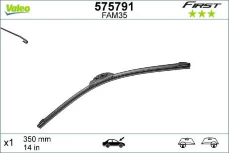 575791 Щітка склоочисника VALEO підбір по vin на Brocar