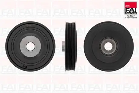 FVD1014 Шків колінвала Renault Espace, Master, Megane II, Trafic 2.1 dCi, Nissan Primera 1.9dCi 4/03- FAI AUTOPARTS підбір по vin на Brocar