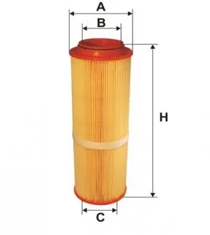 WA6744 Фільтр повітряний WIX FILTERS підбір по vin на Brocar