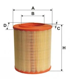 WA9566 Фильтр воздушный (AE 348/3) WIX FILTERS подбор по vin на Brocar