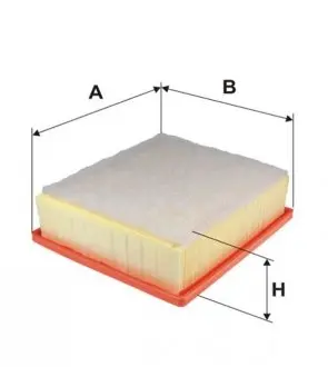 WA9804 Фільтр повітряний WIX FILTERS підбір по vin на Brocar