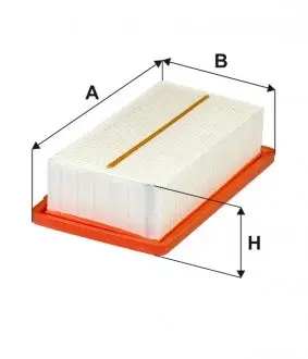 WA9855 Фільтр повітряний WIX FILTERS підбір по vin на Brocar
