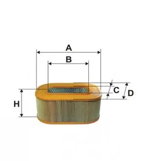 WA6013 Фільтр повітряний WIX FILTERS підбір по vin на Brocar