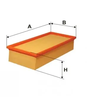 WA6365 Фільтр повітря WIX FILTERS підбір по vin на Brocar