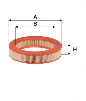 WA6385 Фільтр повітряний WIX FILTERS підбір по vin на Brocar