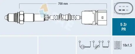 75037 Датчик FAE підбір по vin на Brocar