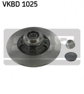 VKBD1025 Тормозной диск с подшипником SKF подбор по vin на Brocar