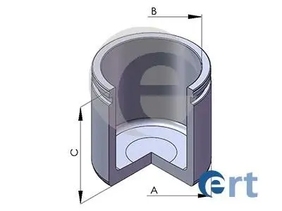 150289C Поршенек суппорта VW Golf VII/Caddy IV/Passat 14- (57х54.6mm) ERT подбор по vin на Brocar