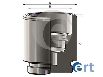 151383C Поршень супорта (заднього) Ford Transit 06- (48x51,96mm) (Bosch) ERT підбір по vin на Brocar
