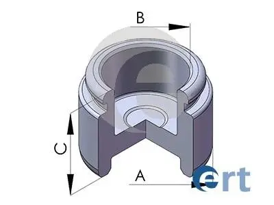150259C Поршень супорта (заднього) MB C-class (W202)/E-class (W124) 93--00 (38x28.6mm) (Ate) ERT підбір по vin на Brocar