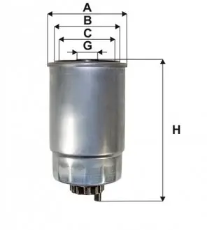 WF8499 Фильтр топливный WIX FILTERS подбор по vin на Brocar