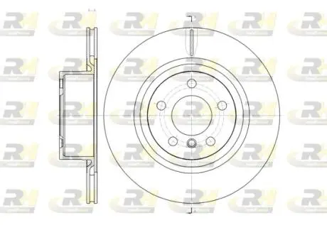 6145510 Тормозной диск ROADHOUSE підбір по vin на Brocar